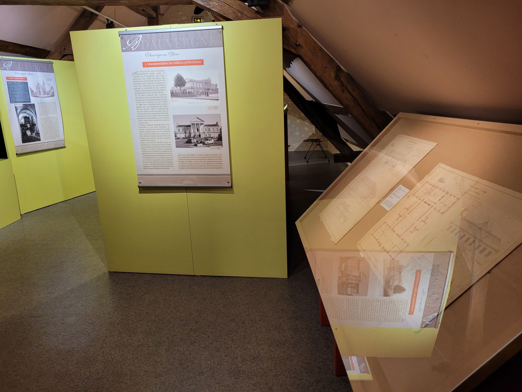 La salle d'exposition