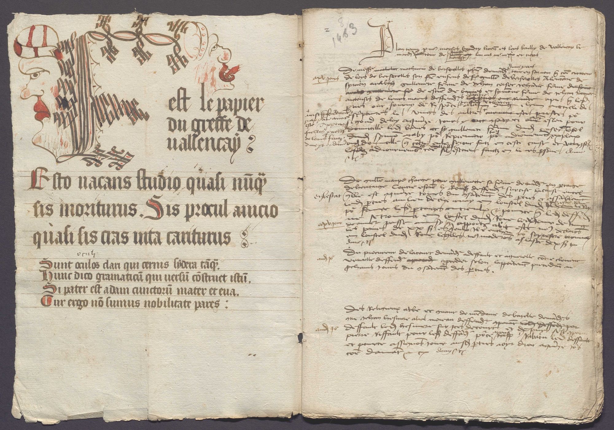 Registre des plaids de Valençay (1483) 