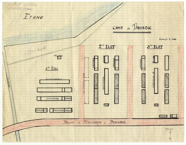 Douadic, ou le camp d'internement des étrangers juifs, dans l'Indre